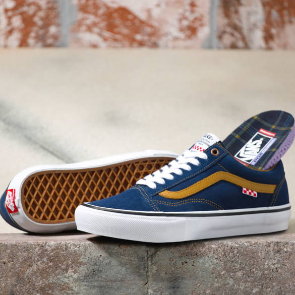 VANS Skate Old Skool Reynolds (navy/golden brown) skate shoes