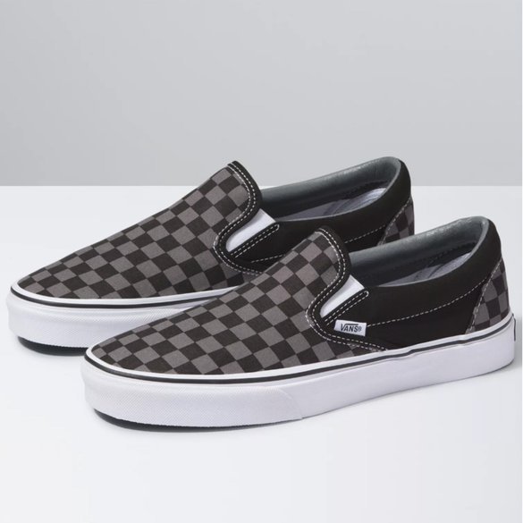 VANS Slip On (black/pewter checkerboard) shoes