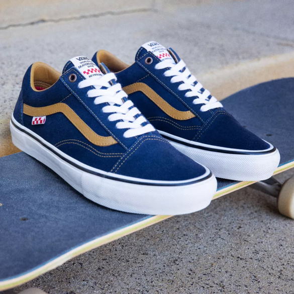 Buty VANS Skate Old Skool Reynolds (navy/golden brown)