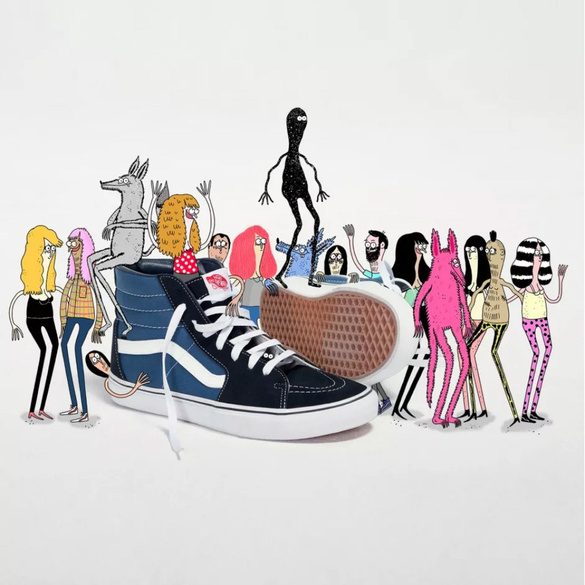 Buty VANS Sk8 Hi (navy)