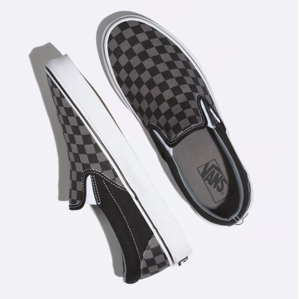 VANS Slip On (black/pewter checkerboard) shoes