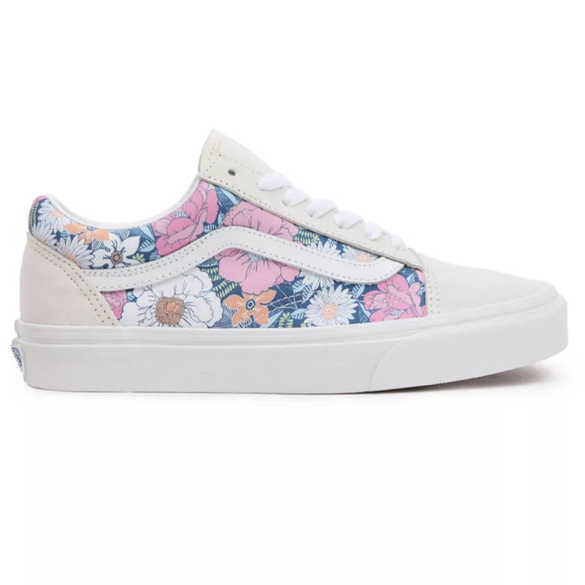 VANS Old Skool (Retro Floral) multi/true white shoes